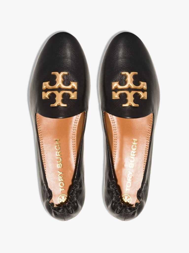 Black Eleanor Leather Loafers