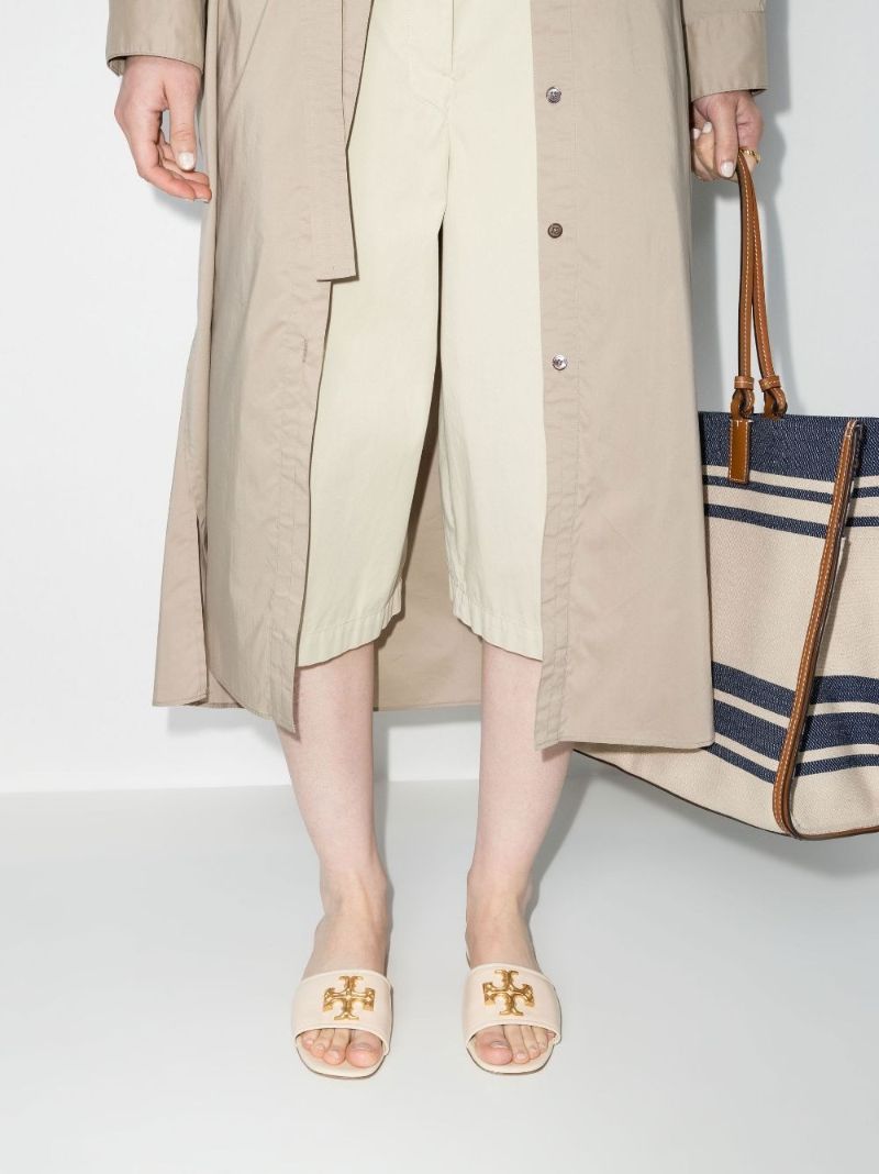 Neutral Eleanor Leather Sandals