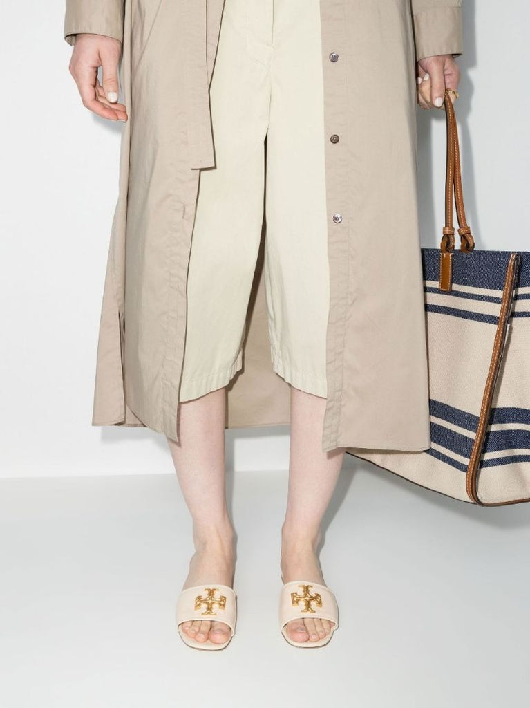 Neutral Eleanor Leather Sandals