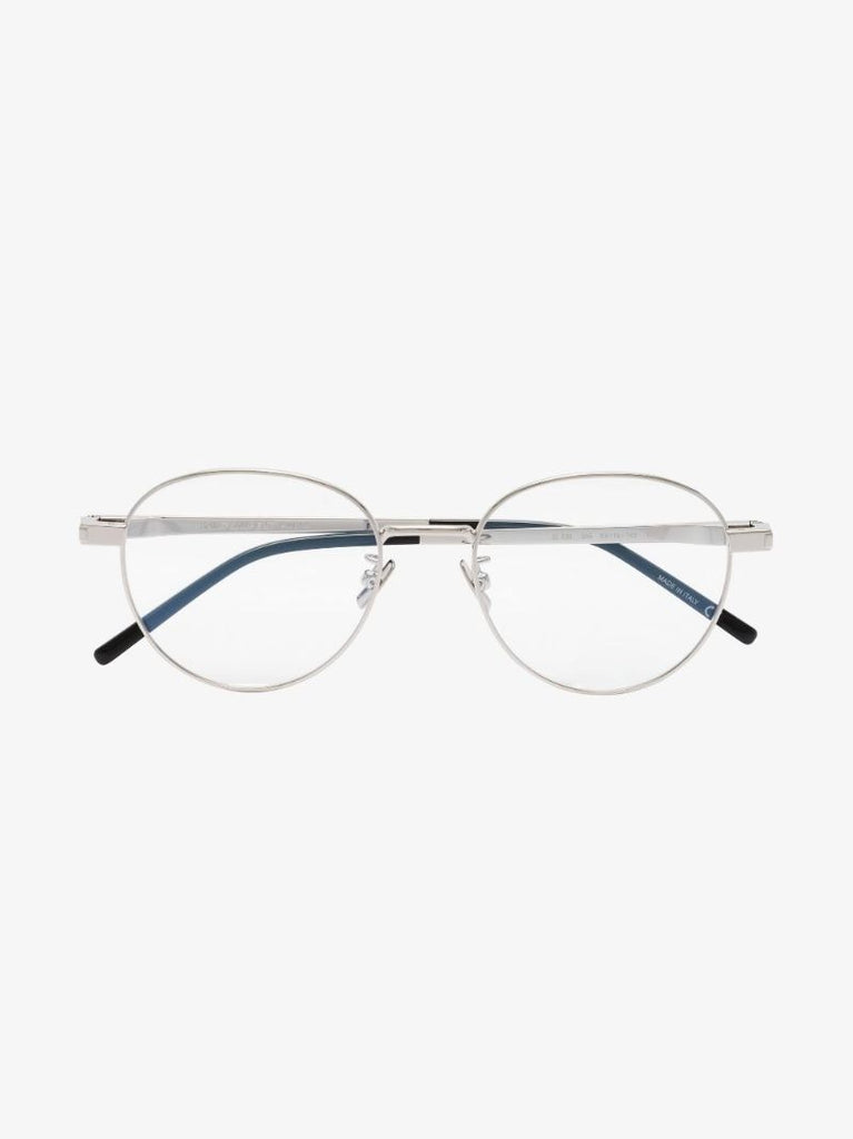 Silver Tone Round Optical Glasses