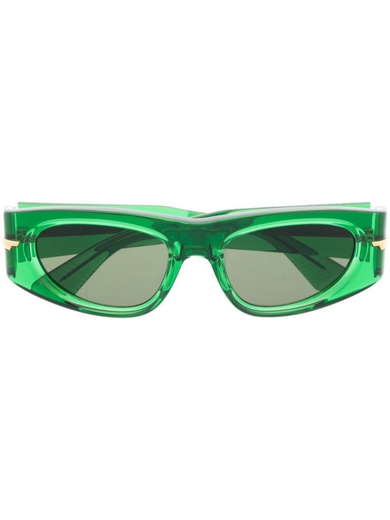 Green Cat Eye Sunglasses
