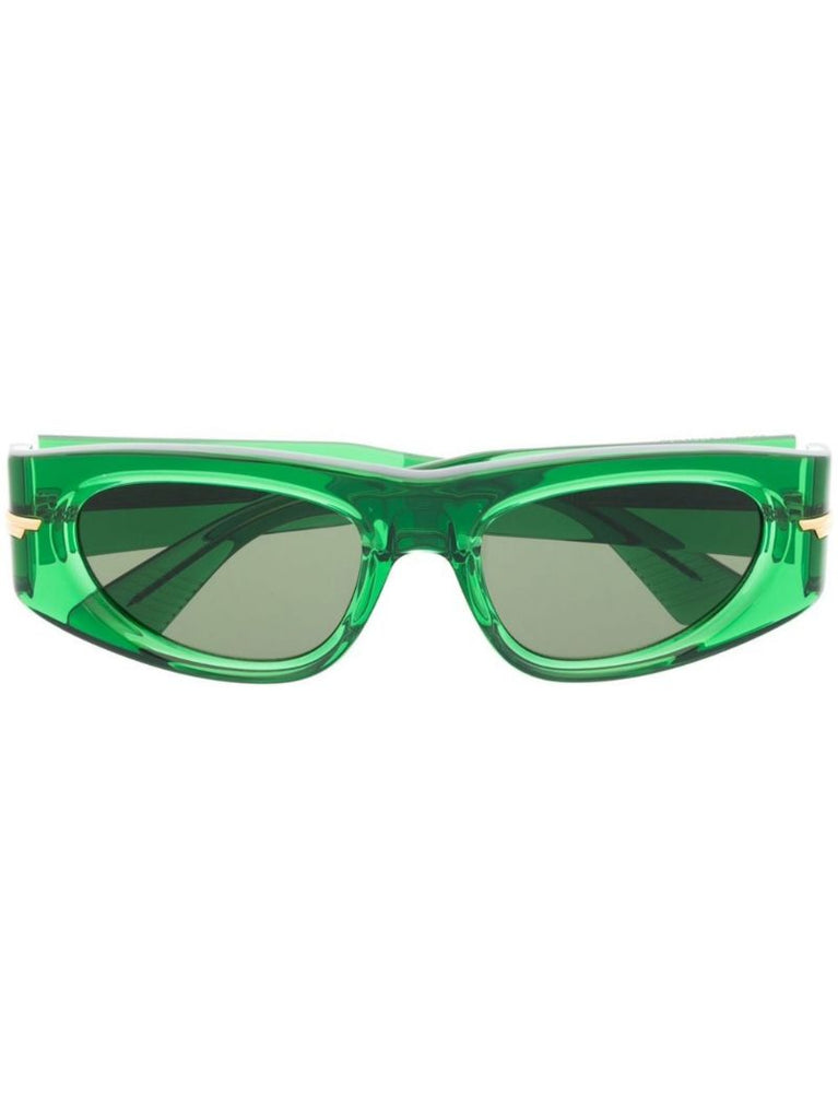 Green Cat Eye Sunglasses
