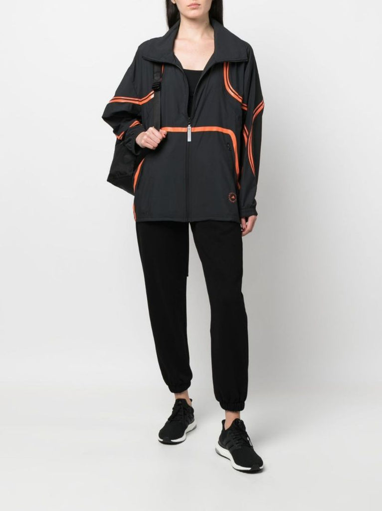 Black Truepace Windbreaker Jacket