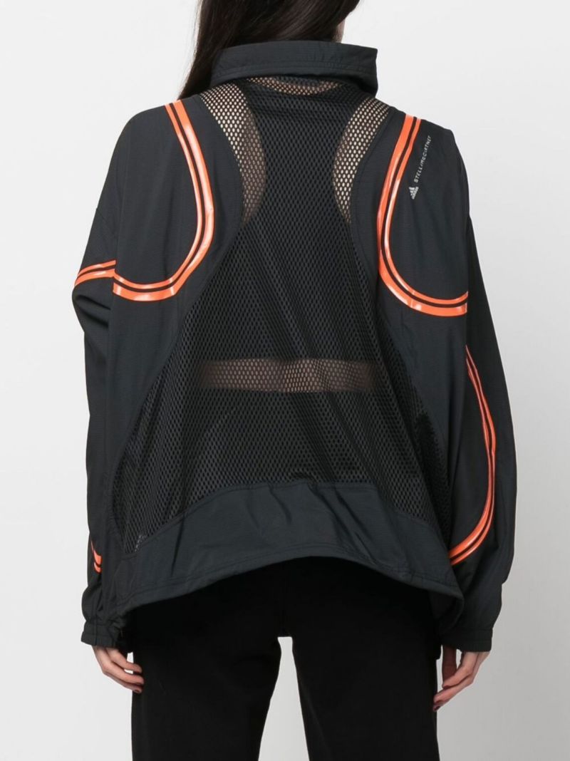 Black Truepace Windbreaker Jacket