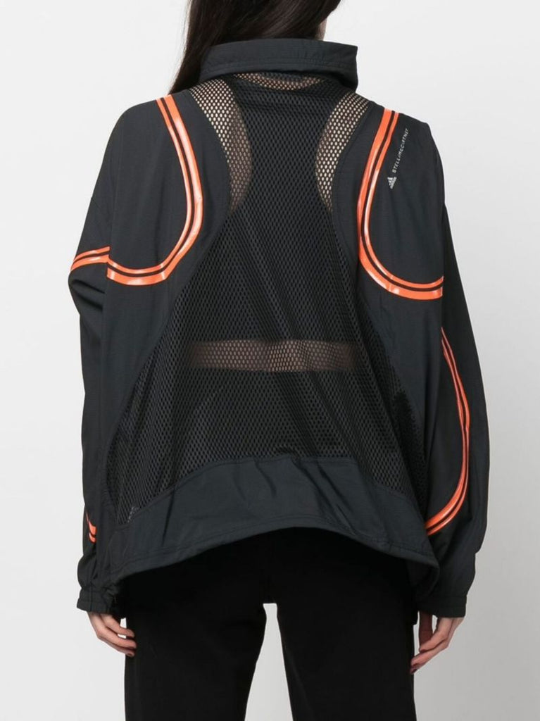 Black Truepace Windbreaker Jacket