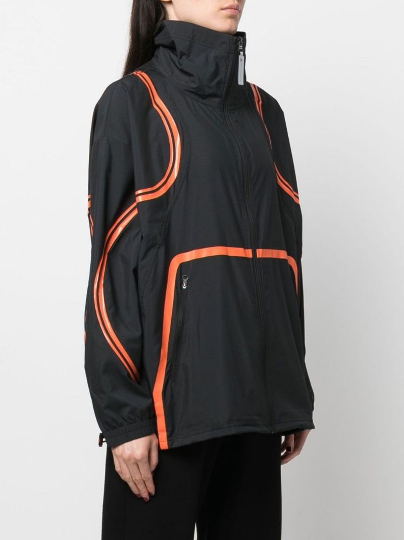 Black Truepace Windbreaker Jacket
