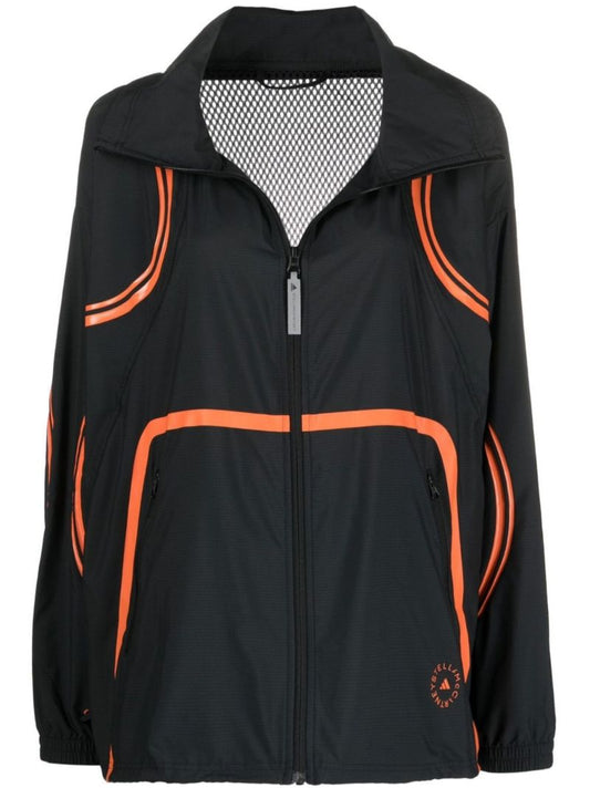 Black Truepace Windbreaker Jacket