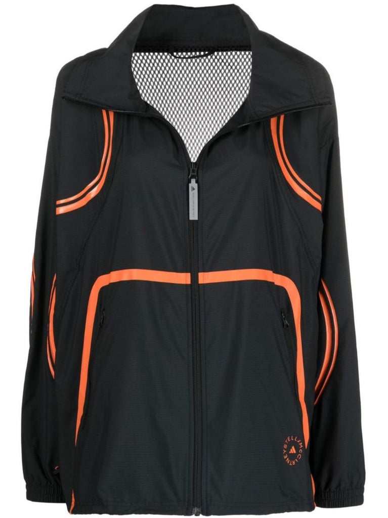 Black Truepace Windbreaker Jacket