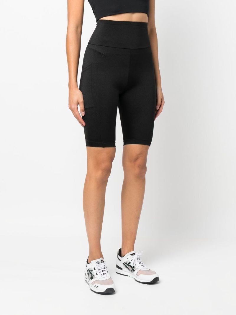Black the Workout Biker Shorts