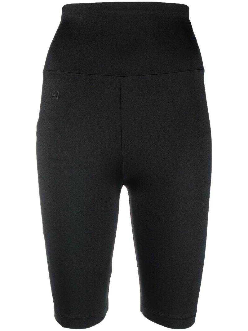 Black the Workout Biker Shorts