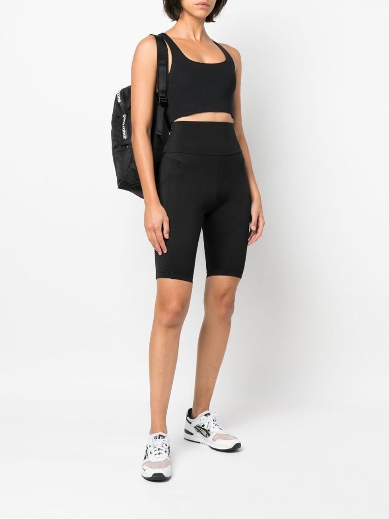 Black the Workout Biker Shorts