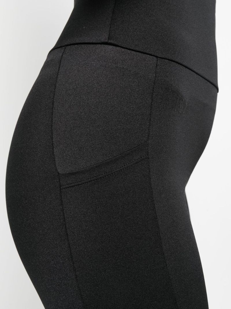Black the Workout Biker Shorts