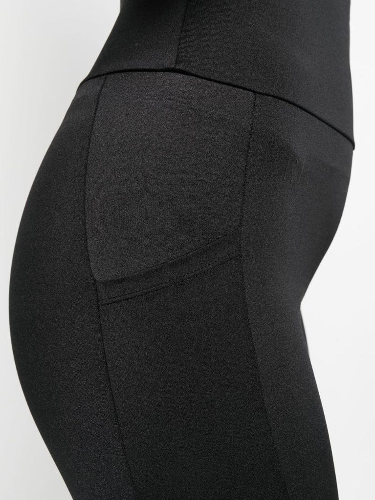 Black the Workout Biker Shorts