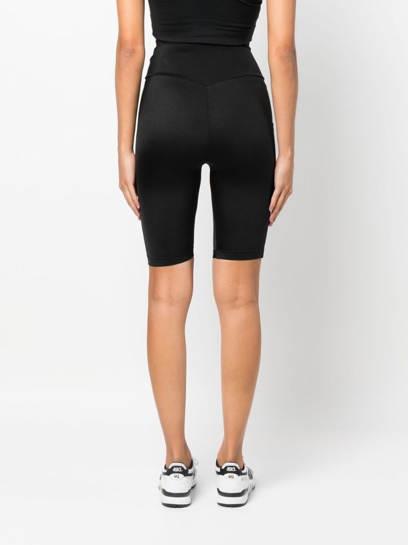 Black the Workout Biker Shorts