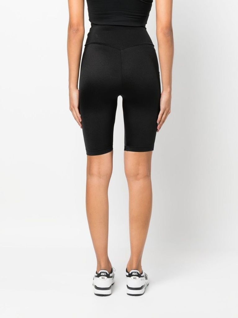 Black the Workout Biker Shorts