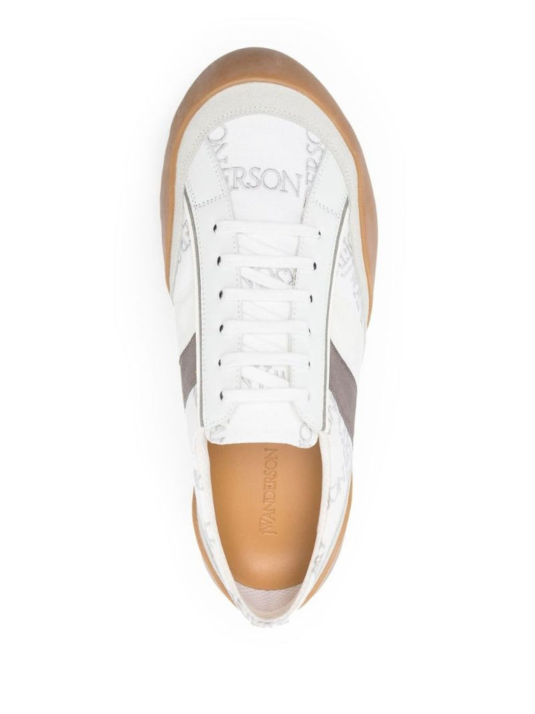 White Bubble Low-top Sneakers