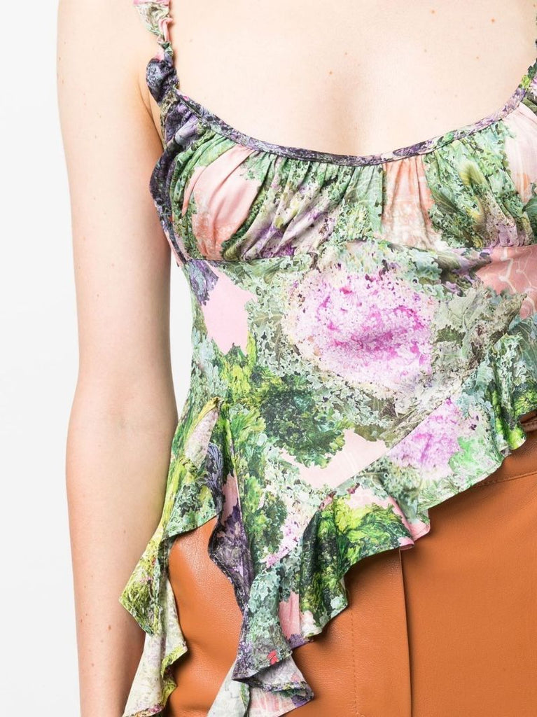 Green Wisteria Organic Silk Top