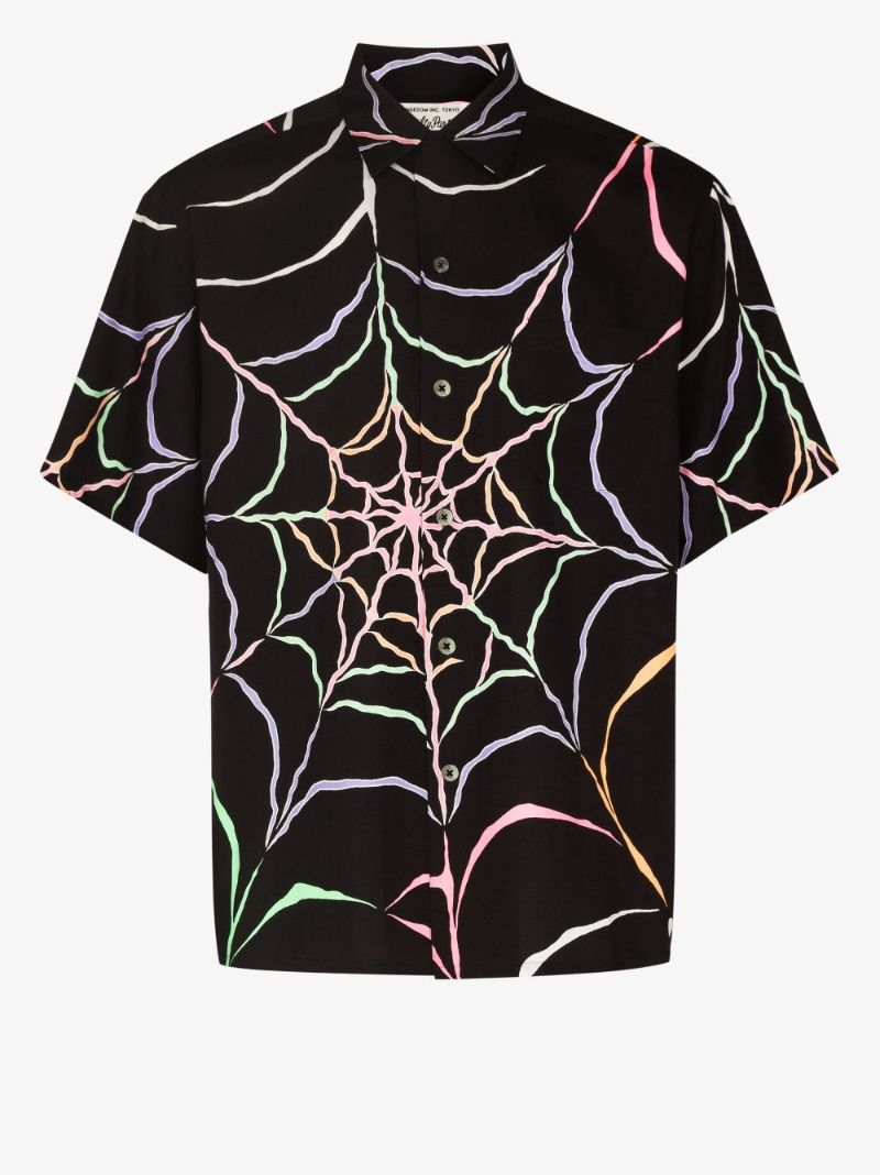 X Wolf's Head Cobweb Shirt