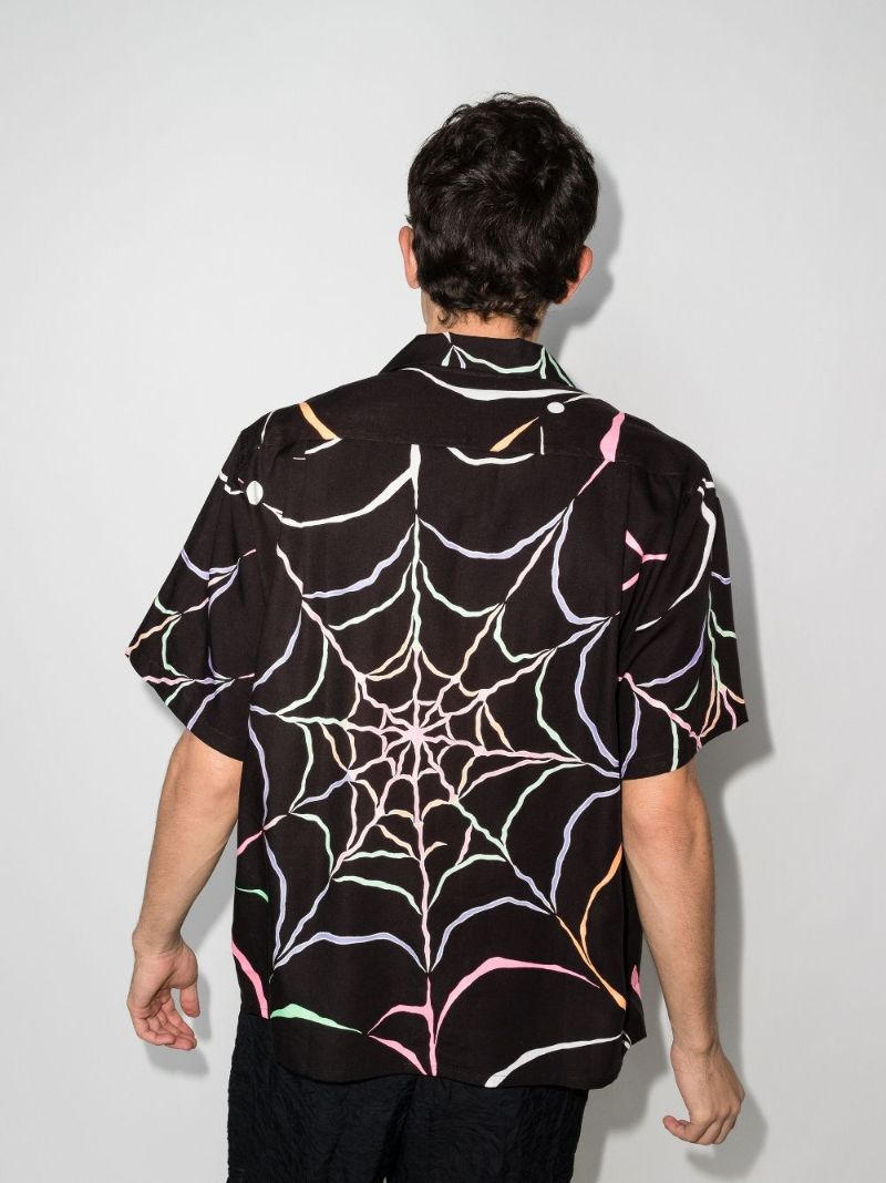 X Wolf's Head Cobweb Shirt