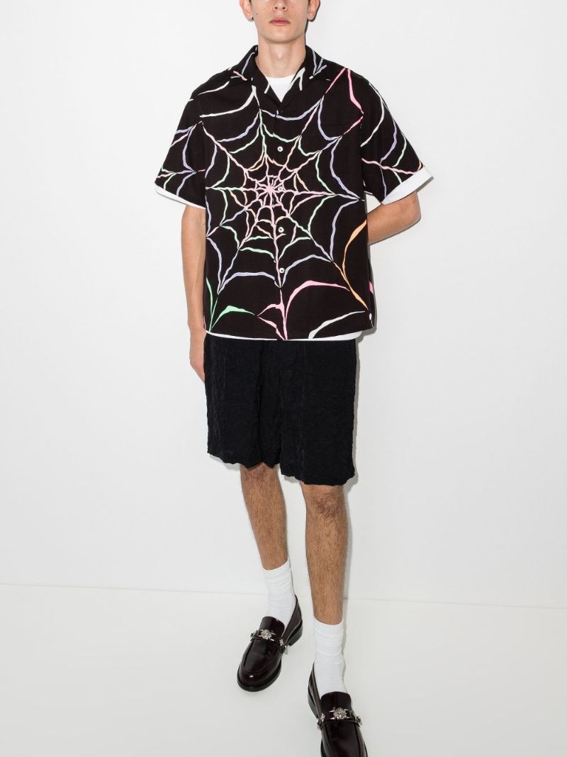 X Wolf's Head Cobweb Shirt