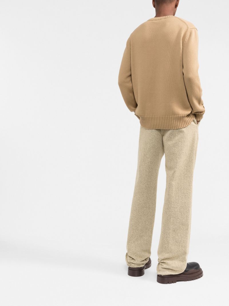 Neutral Graffiti Logo Organic Cotton Sweater