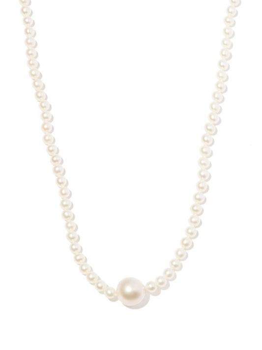 14k Yellow Gold Sea of Beauty Pearl Necklace