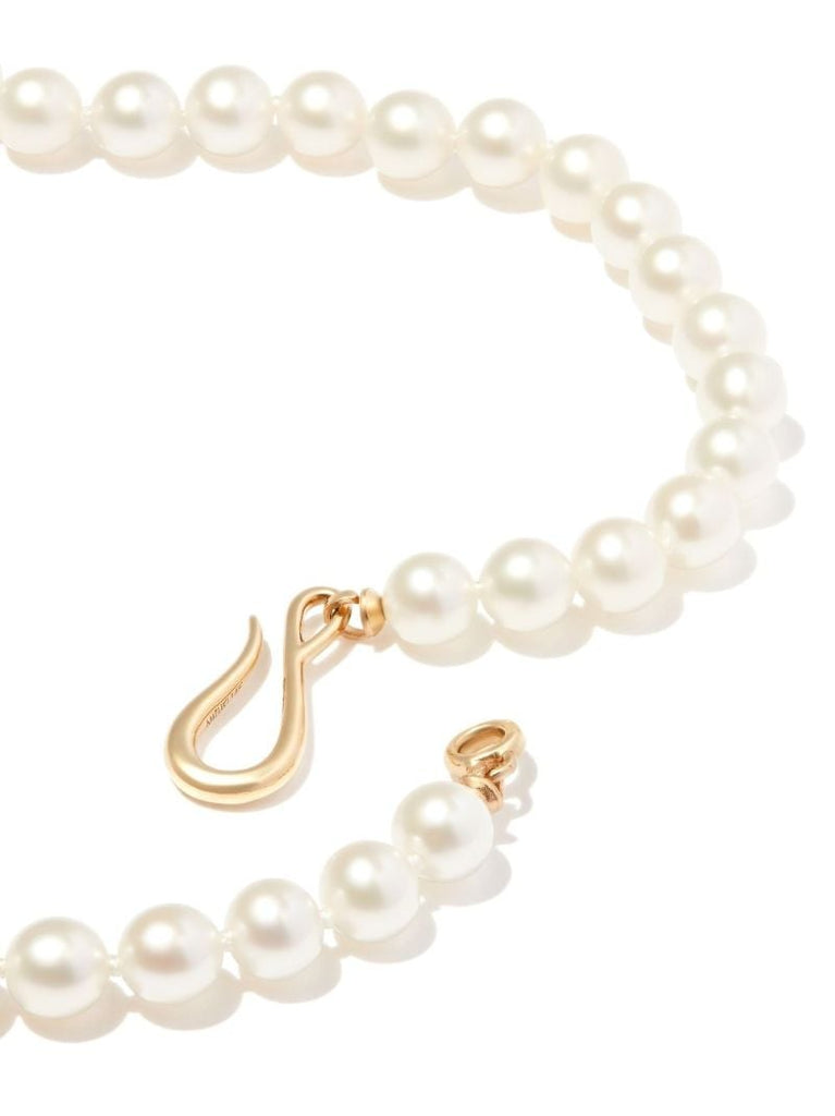 14k Yellow Gold Sea of Beauty Pearl Necklace