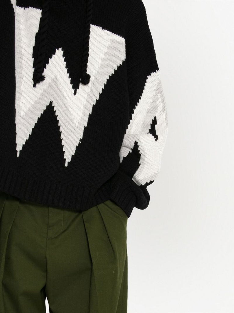 Green Pleated Wide-leg Trousers