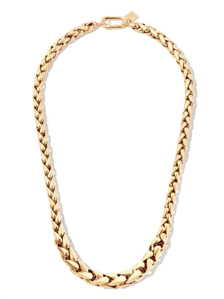 14k Yellow Gold Small Twist Chain Necklace