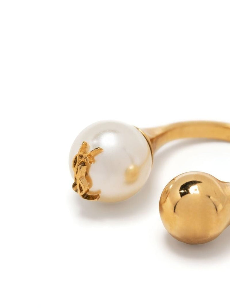 Gold-tone Cassandre Pearl and Ball Ring
