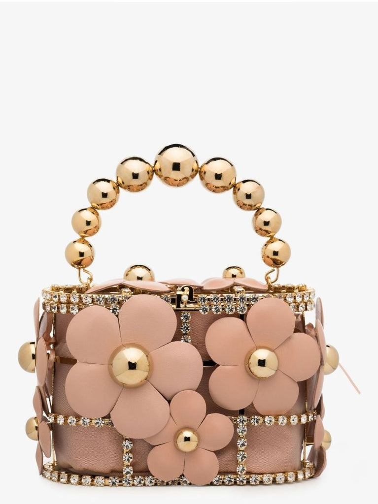 Pink Holli Primula Floral Mini Bag