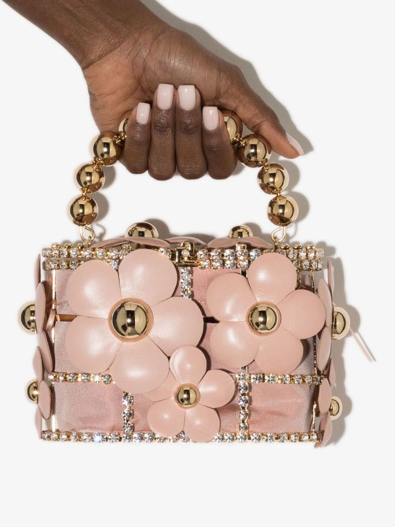 Pink Holli Primula Floral Mini Bag