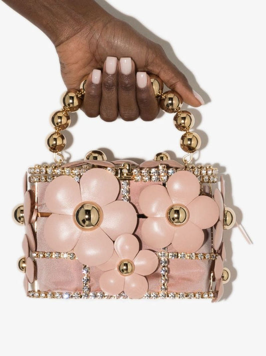 Pink Holli Primula Floral Mini Bag