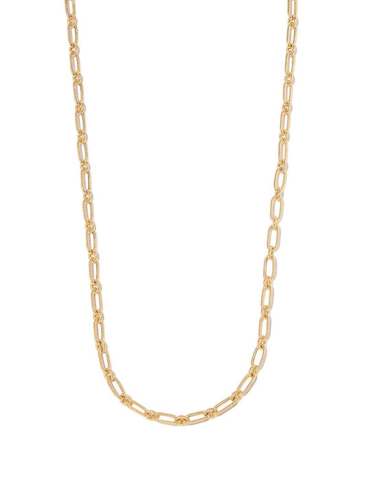 14k Yellow Gold Small Twist Chain Necklace