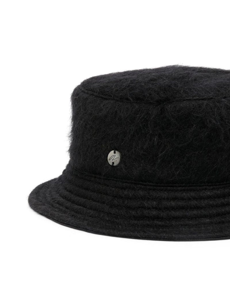 Black Logo Plaque Bucket Hat