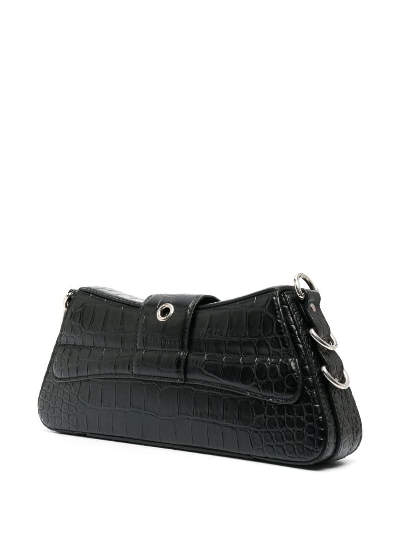 Black Lindsay Small Leather Shoulder Bag