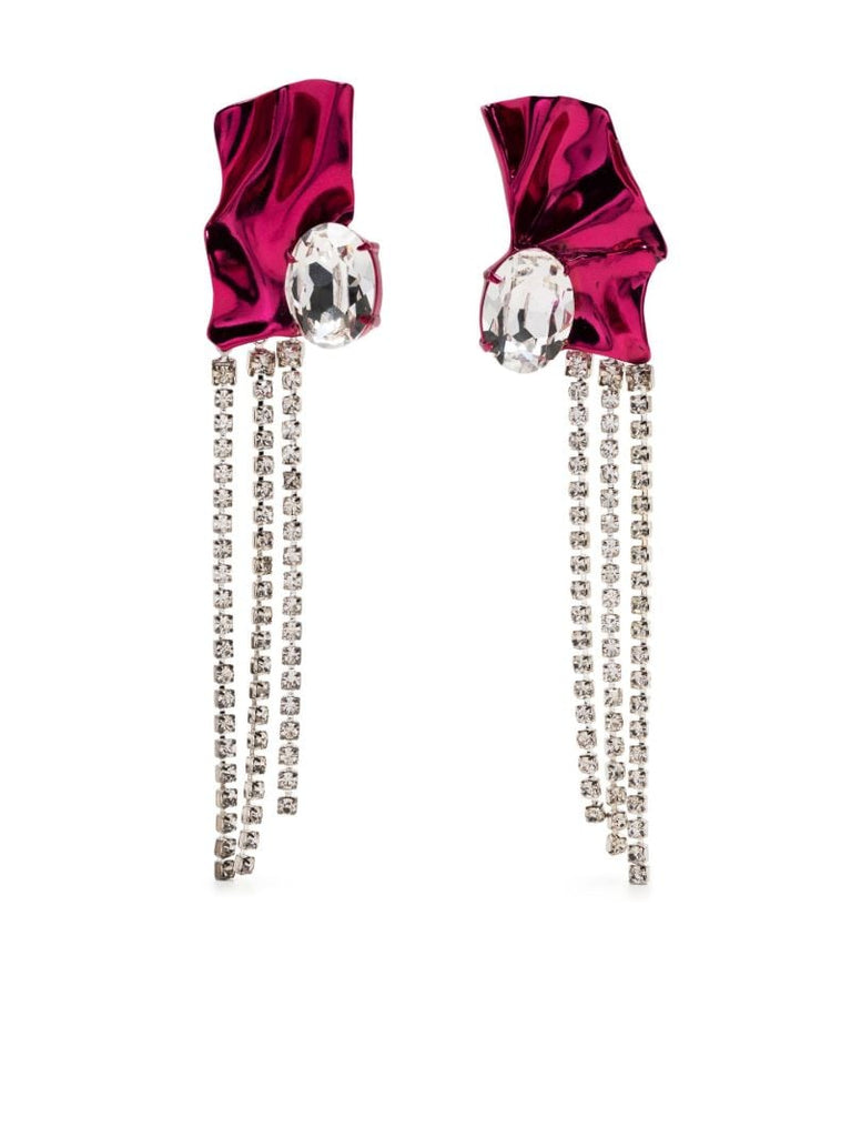 Pink Kiki Crystal Drop Earrings