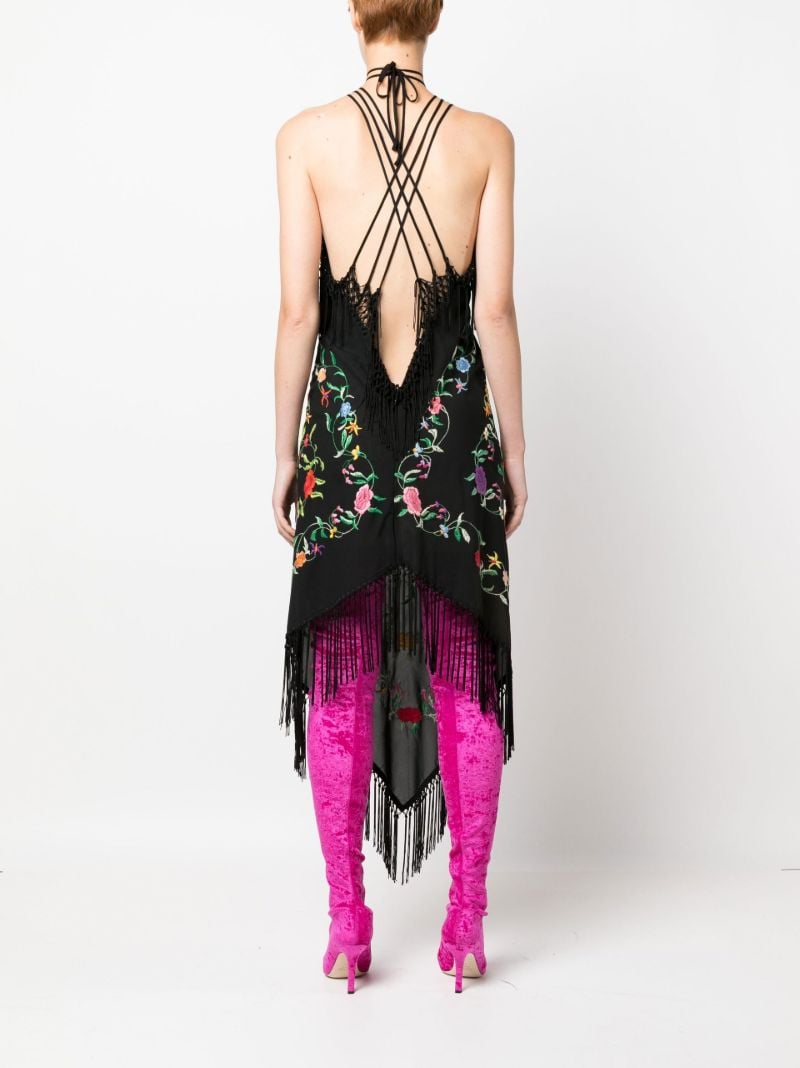 Black Piano Midi Dress