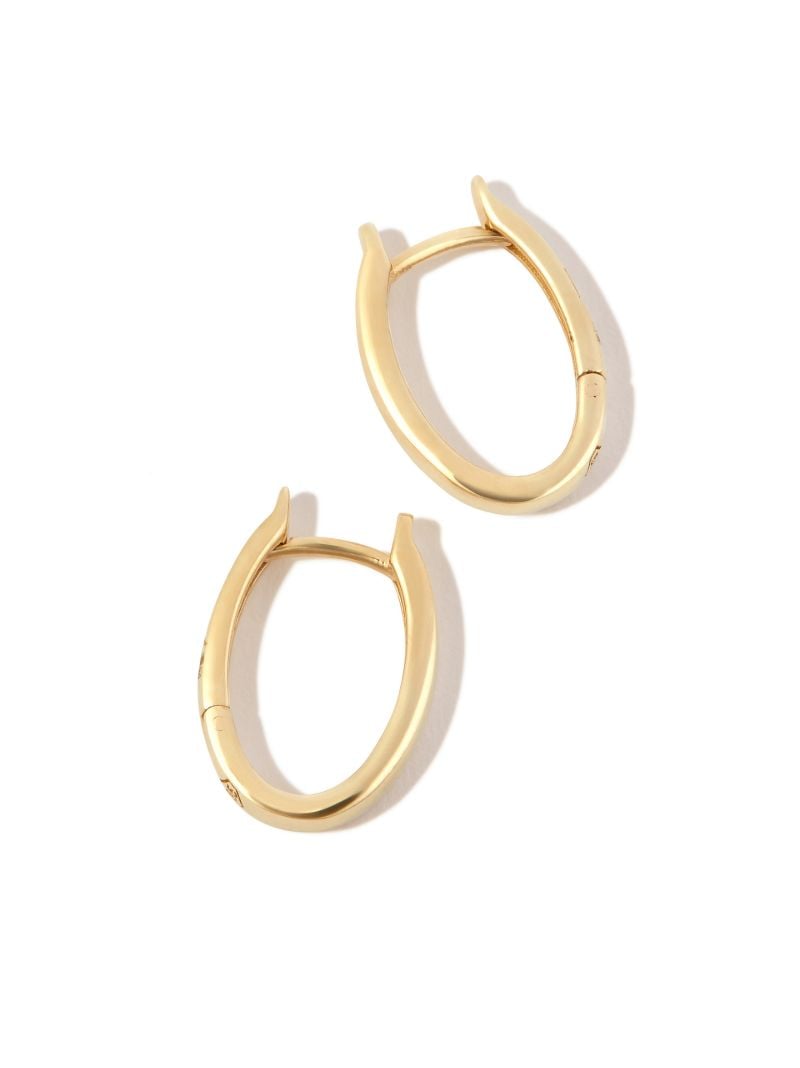 14k Yellow Gold Hoop Earrings