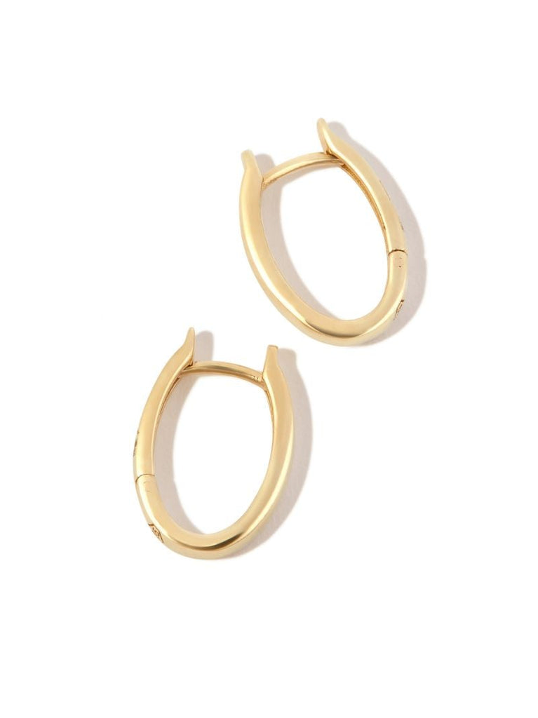 14k Yellow Gold Hoop Earrings