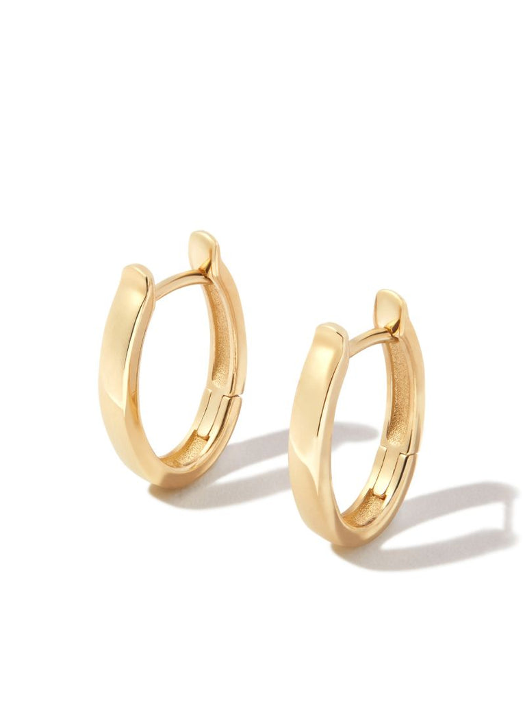 14k Yellow Gold Hoop Earrings