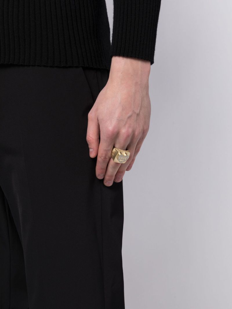 14k Yellow Gold Love Me Ring