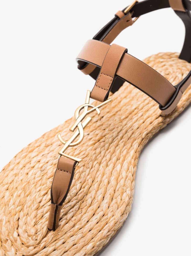 Neutral Cassandra Flat Sandals
