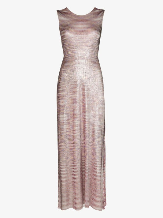 Sleeveless Open Back Maxi Dress