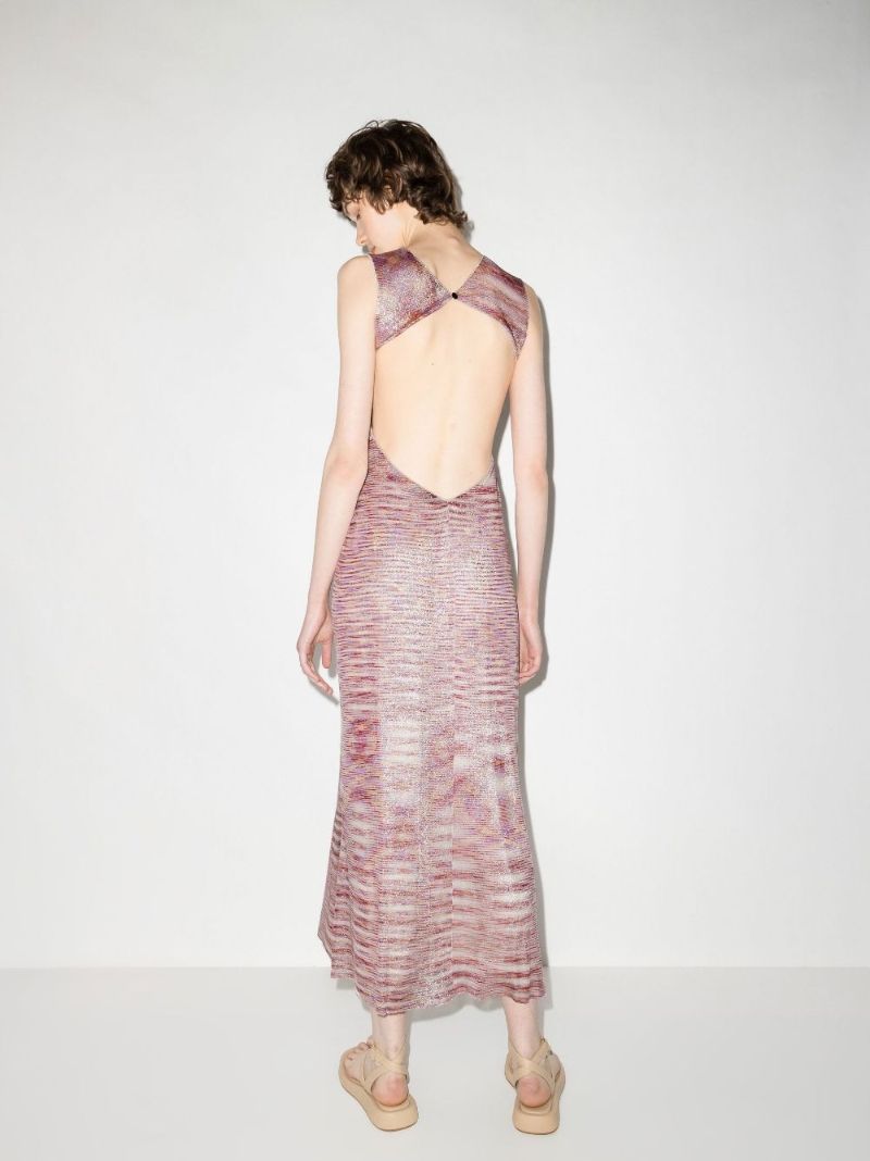 Sleeveless Open Back Maxi Dress