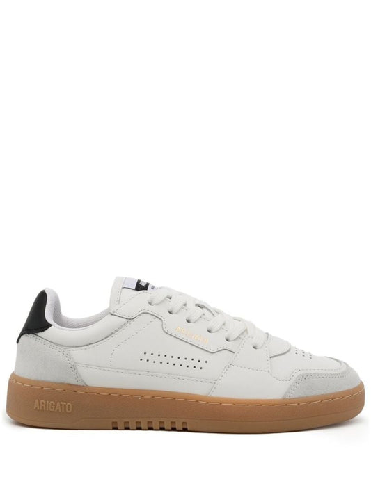 White Dice Lo Leather Sneakers
