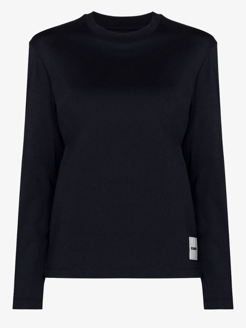 Black Plus Logo Cotton T-shirt Set