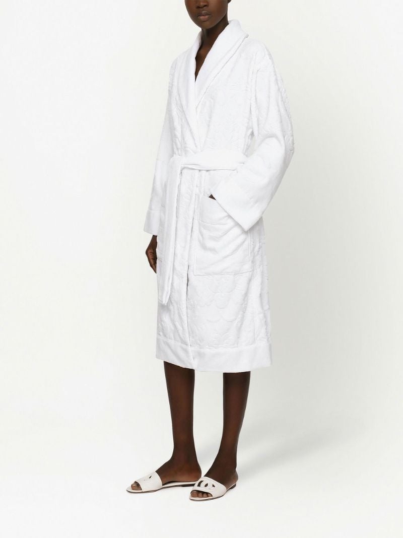 Terry Cotton Jacquard Bath Robe