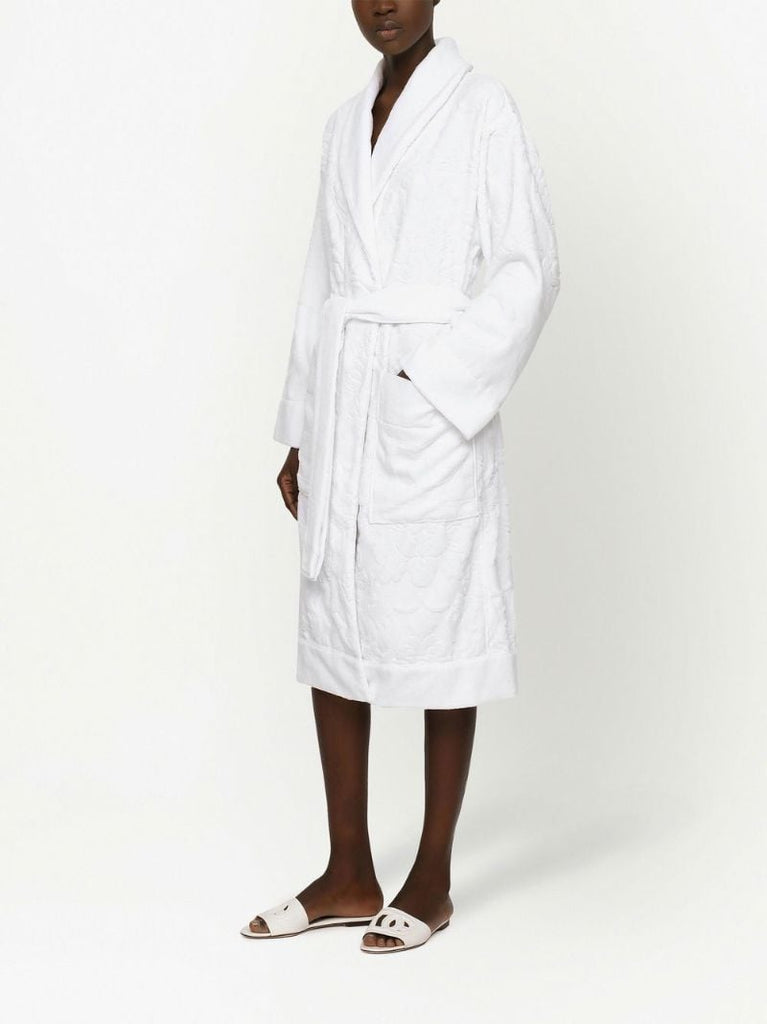 Terry Cotton Jacquard Bath Robe