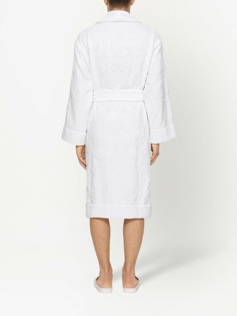 Terry Cotton Jacquard Bath Robe